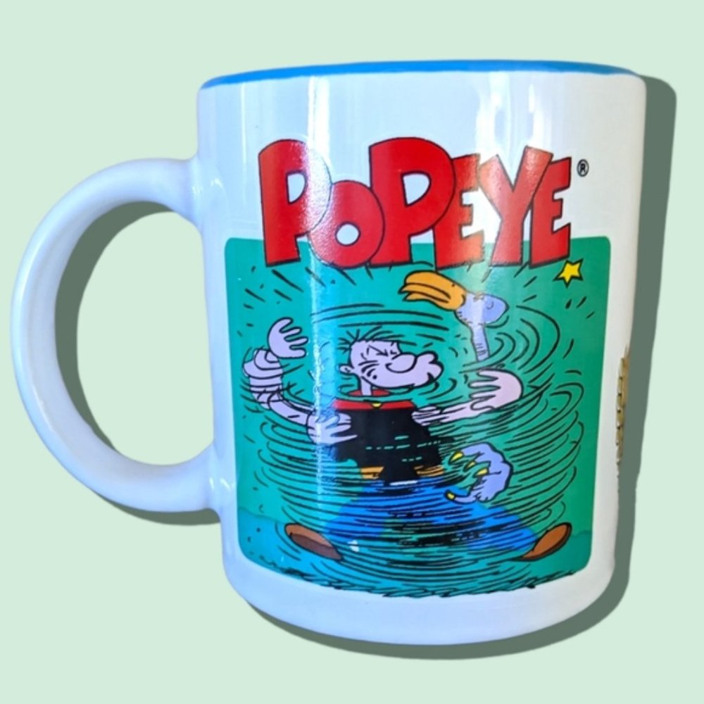 Popeye vintage hall of fame coffee mug